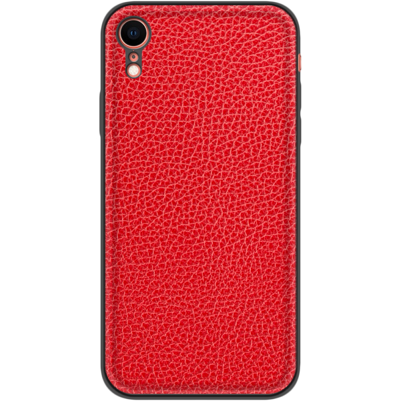 Кожаный чехол Boxface Apple iPhone XR Flotar Red
