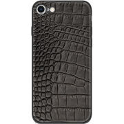 Кожаный чехол Boxface Apple iPhone 7 / 8 Crocodile Black