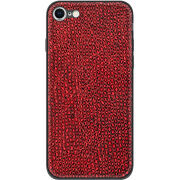 Кожаный чехол Boxface Apple iPhone 7 / 8 Snake Red