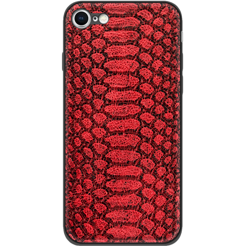 Кожаный чехол Boxface Apple iPhone 7 / 8 Reptile Red