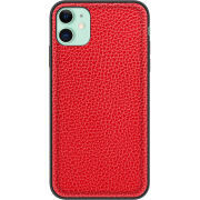 Кожаный чехол Boxface Apple iPhone 11 Flotar Red