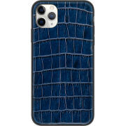 Кожаный чехол Boxface Apple iPhone 11 Pro Max Crocodile Blue