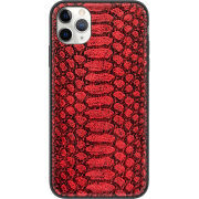 Кожаный чехол Boxface Apple iPhone 11 Pro Max Reptile Red