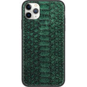 Кожаный чехол Boxface Apple iPhone 11 Pro Max Reptile Emerald