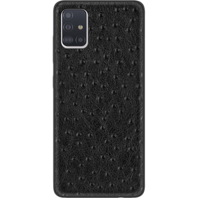Кожаный чехол Boxface Samsung Galaxy A51 (A515) Strauss Black