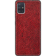 Кожаный чехол Boxface Samsung Galaxy A51 (A515) Snake Red