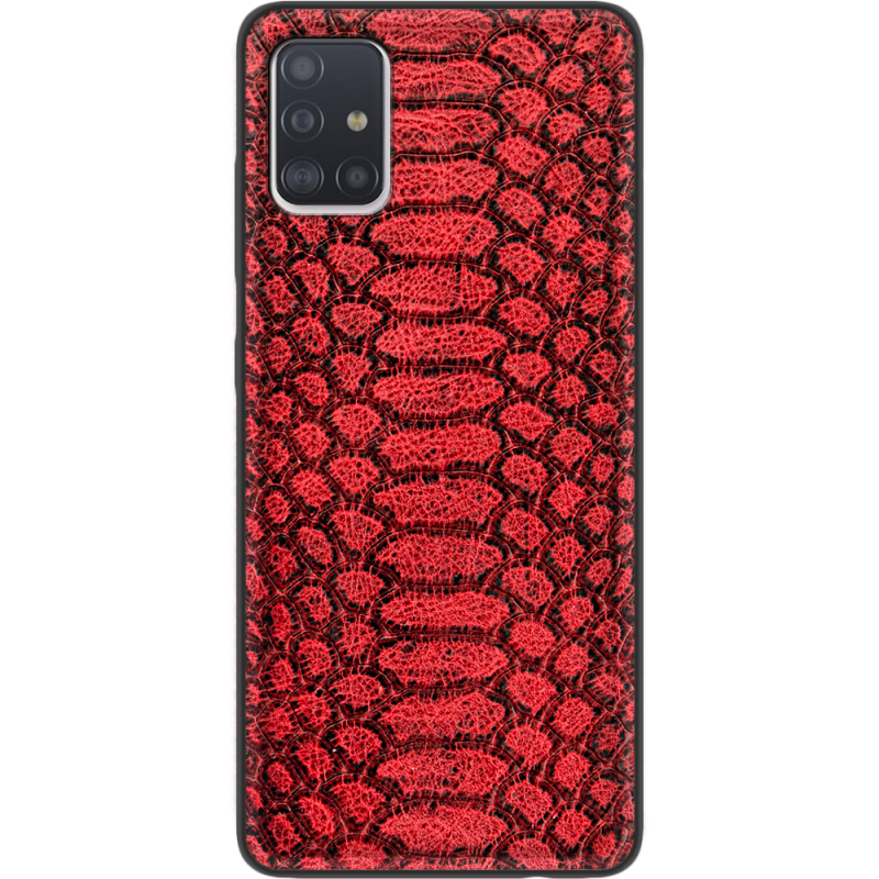 Кожаный чехол Boxface Samsung Galaxy A51 (A515) Reptile Red