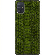 Кожаный чехол Boxface Samsung Galaxy A51 (A515) Reptile Forest Green