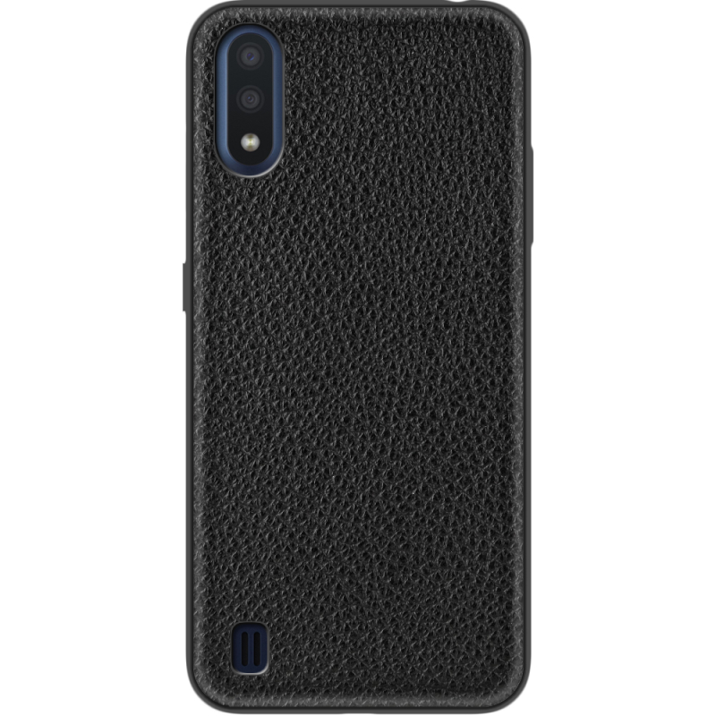 Кожаный чехол Boxface Samsung Galaxy A01 (A015) Flotar Black