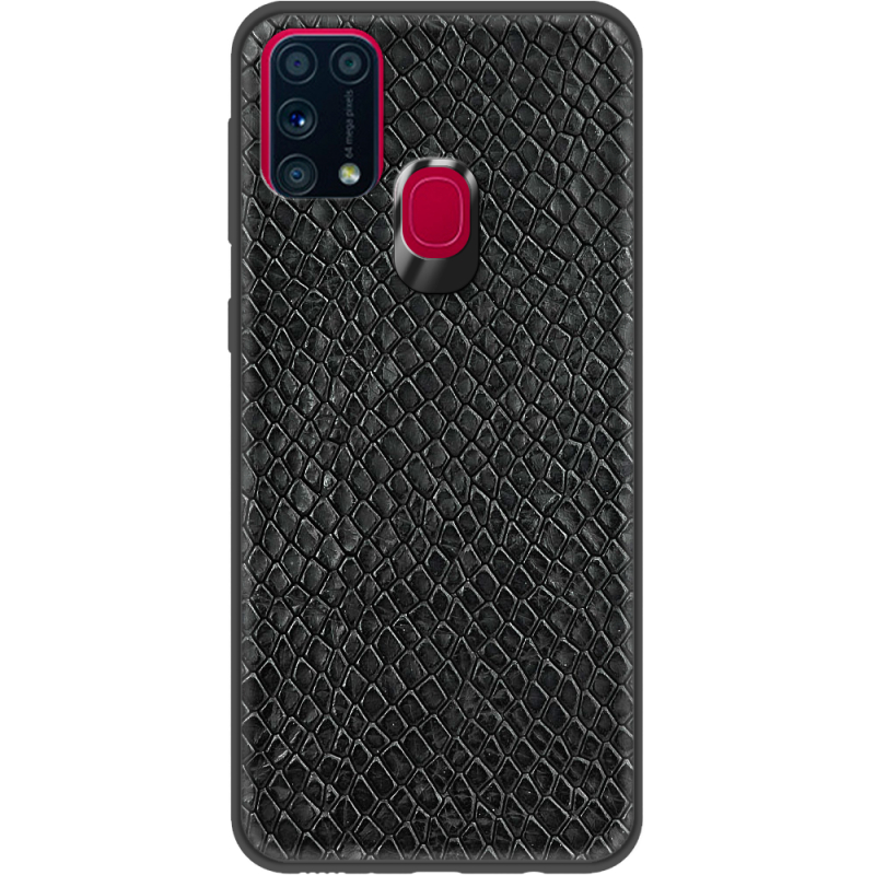 Кожаный чехол Boxface Samsung Galaxy M31 (M315) Snake Black