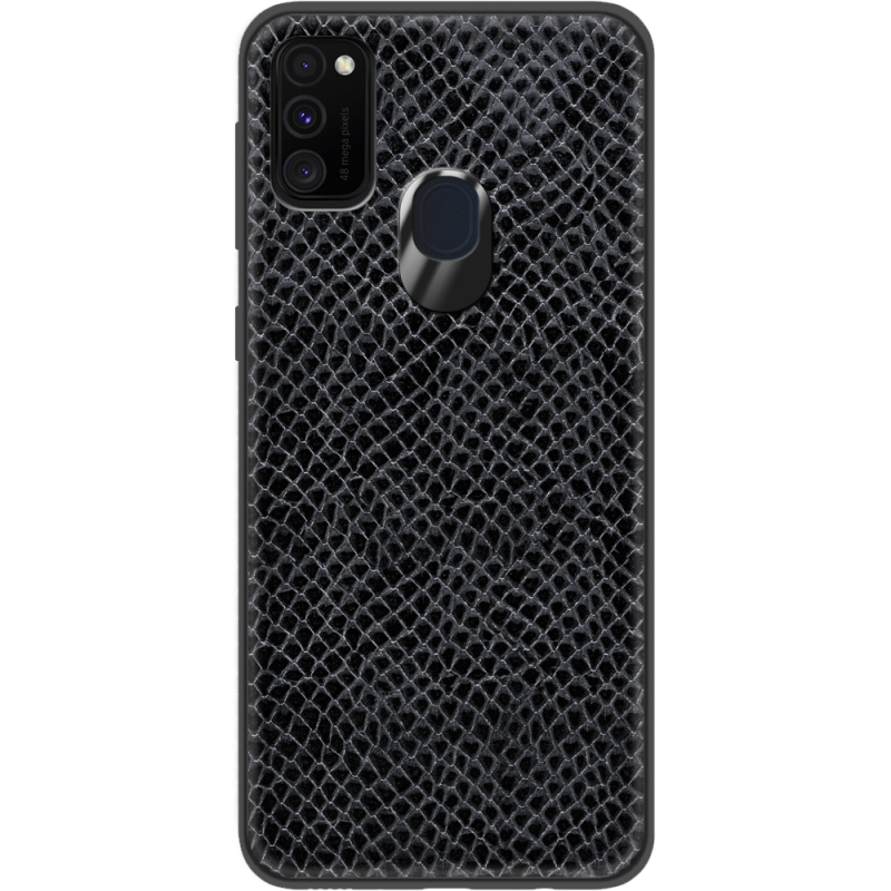 Кожаный чехол Boxface Samsung Galaxy M30s (M307) Snake Graphite