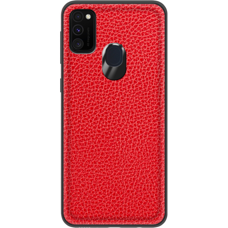 Кожаный чехол Boxface Samsung Galaxy M21 (M215) Flotar Red