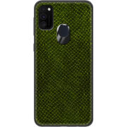 Кожаный чехол Boxface Samsung Galaxy M21 (M215) Snake Forest Green