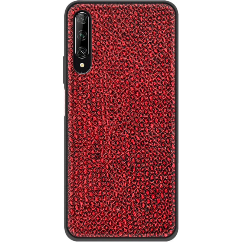 Кожаный чехол Boxface Huawei P Smart Pro Snake Red