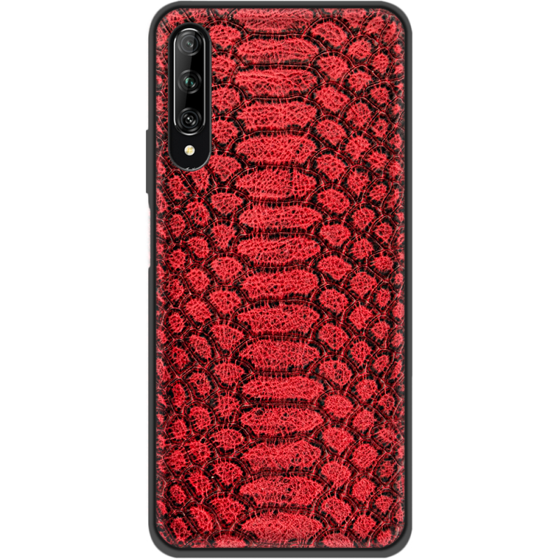 Кожаный чехол Boxface Huawei P Smart Pro Reptile Red