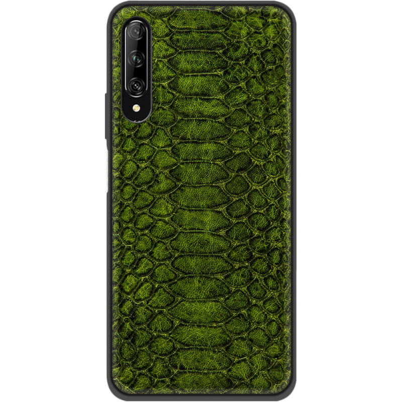 Кожаный чехол Boxface Huawei P Smart Pro Reptile Forest Green
