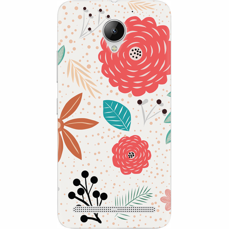 Чехол Uprint Lenovo C2 K10a40 Line Flowers