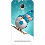 Чехол Uprint Lenovo C2 K10a40 Skier Snowman