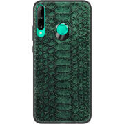 Кожаный чехол Boxface Huawei P40 Lite E Reptile Emerald