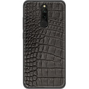 Кожаный чехол Boxface Xiaomi Redmi 8 Crocodile Black