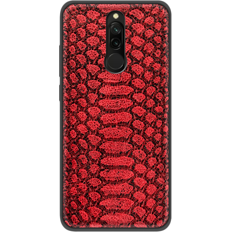 Кожаный чехол Boxface Xiaomi Redmi 8 Reptile Red