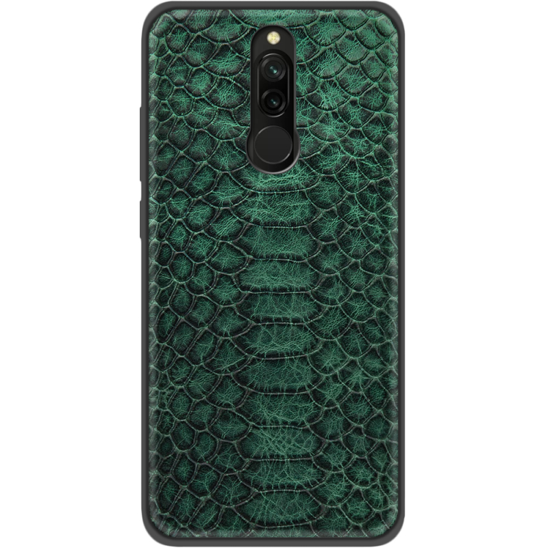 Кожаный чехол Boxface Xiaomi Redmi 8 Reptile Emerald
