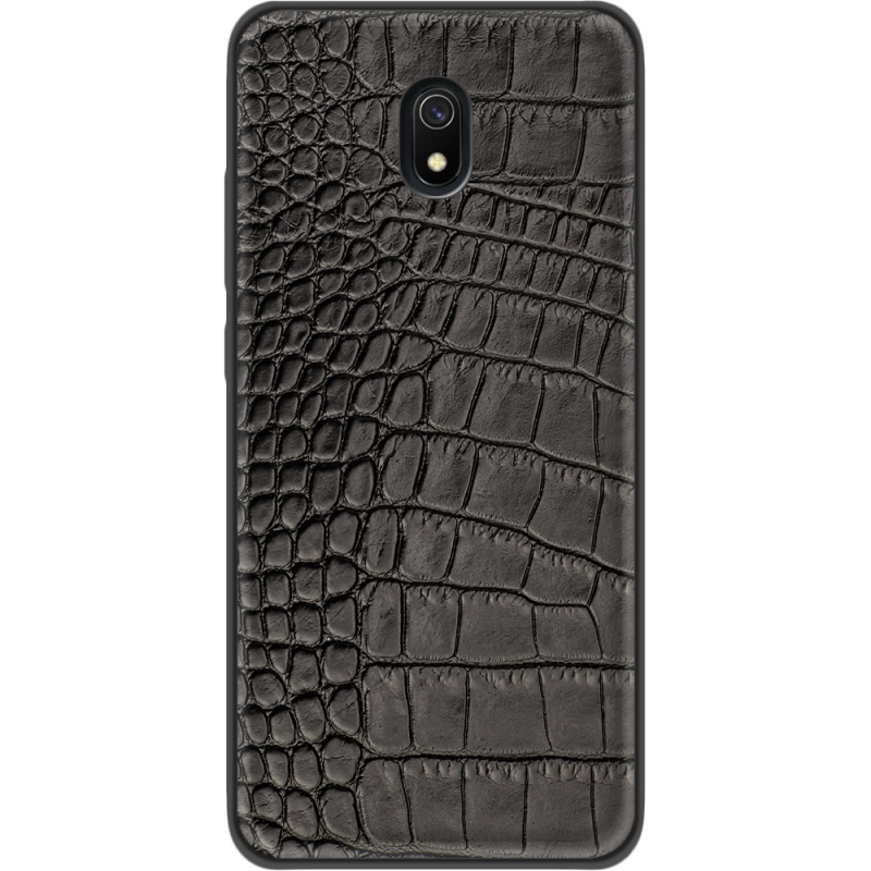 Кожаный чехол Boxface Xiaomi Redmi 8A Crocodile Black