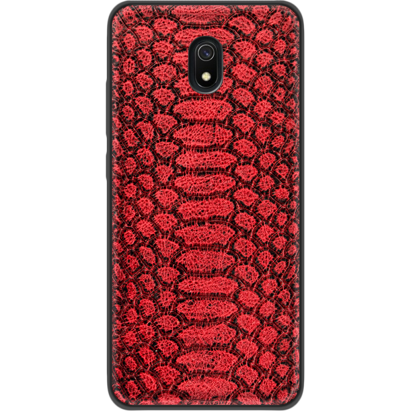 Кожаный чехол Boxface Xiaomi Redmi 8A Reptile Red