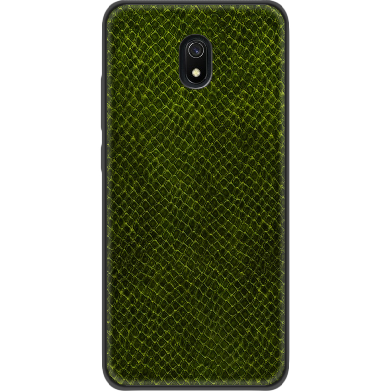 Кожаный чехол Boxface Xiaomi Redmi 8A Snake Forest Green