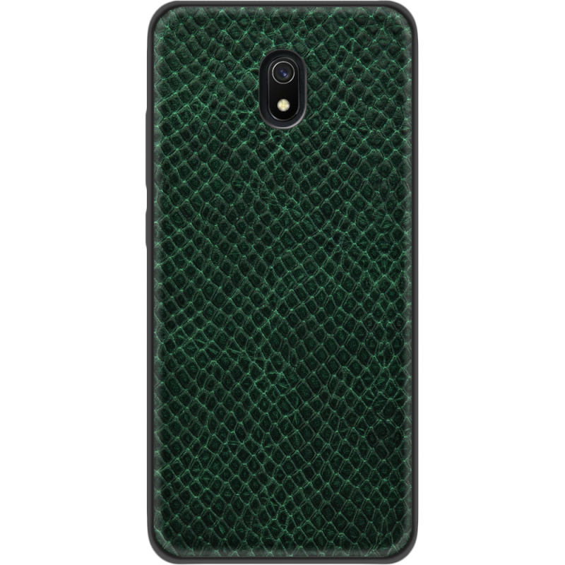 Кожаный чехол Boxface Xiaomi Redmi 8A Snake Emerald