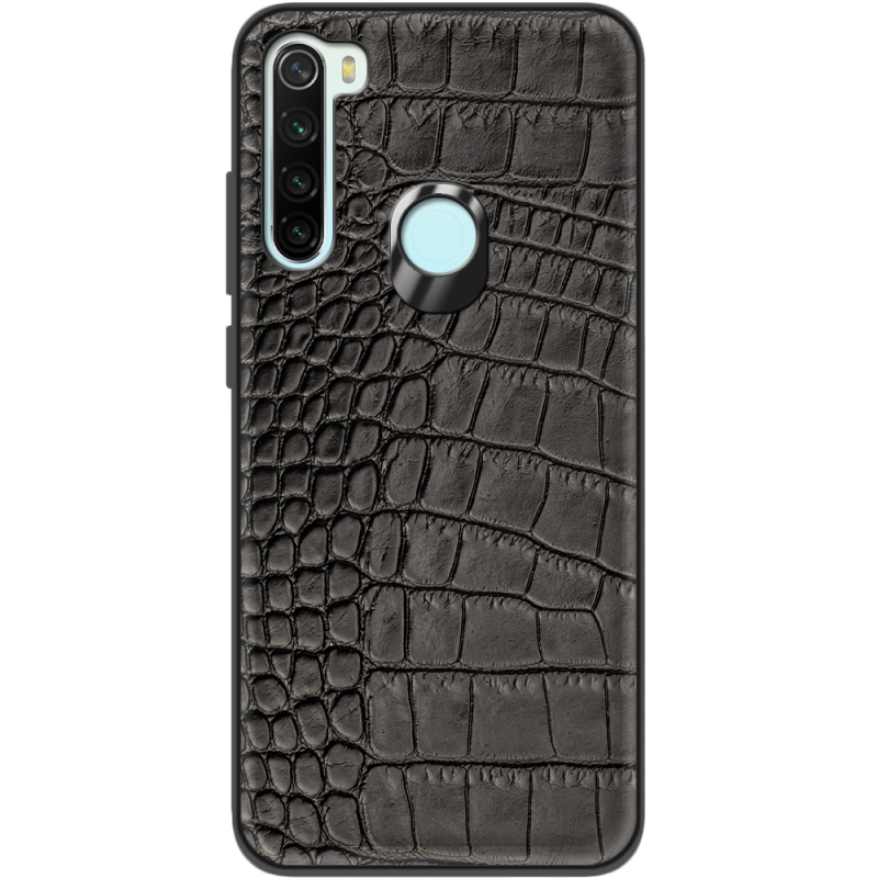 Кожаный чехол Boxface Xiaomi Redmi Note 8 Crocodile Black