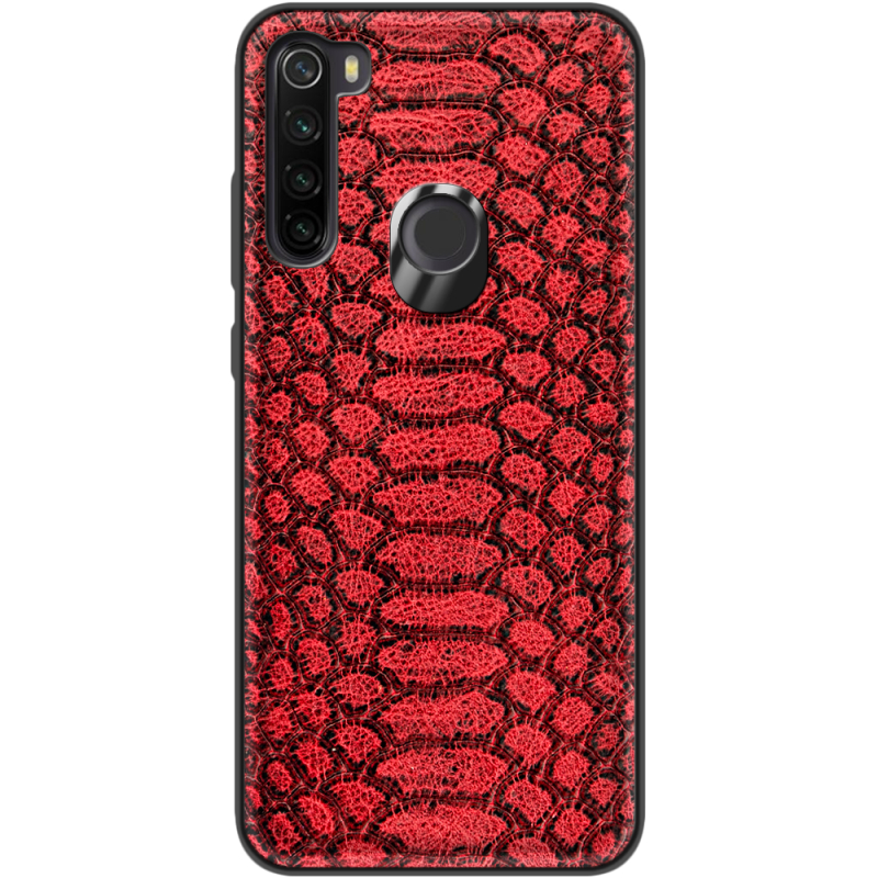 Кожаный чехол Boxface Xiaomi Redmi Note 8T Reptile Red