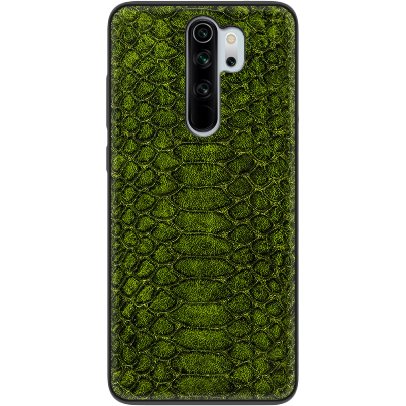 Кожаный чехол Boxface Xiaomi Redmi Note 8 Pro Reptile Forest Green