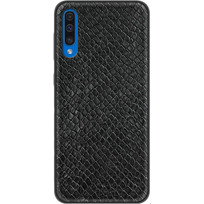 Кожаный чехол Boxface Samsung Galaxy A50 (A505) Snake Black
