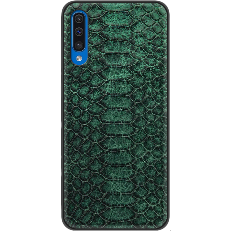 Кожаный чехол Boxface Samsung Galaxy A50 (A505) Reptile Emerald