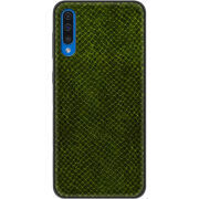 Кожаный чехол Boxface Samsung Galaxy A50 (A505) Snake Forest Green
