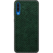 Кожаный чехол Boxface Samsung Galaxy A50 (A505) Snake Emerald