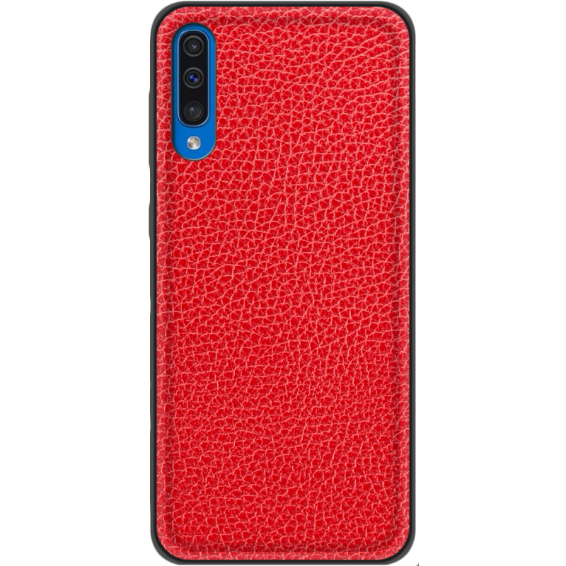 Кожаный чехол Boxface Samsung Galaxy A30s (A307) Flotar Red