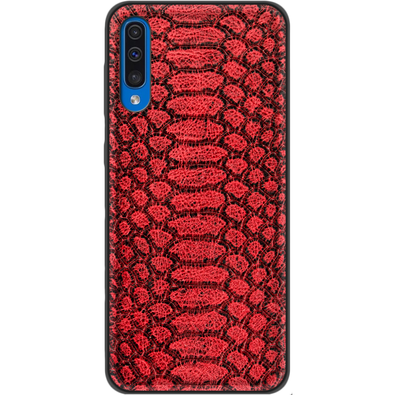 Кожаный чехол Boxface Samsung Galaxy A30s (A307) Reptile Red