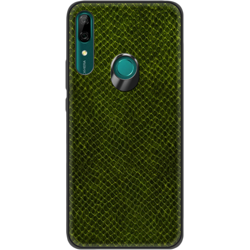 Кожаный чехол Boxface Huawei P Smart Z Snake Forest Green