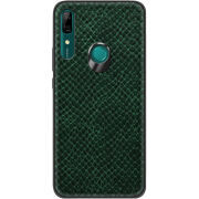 Кожаный чехол Boxface Huawei P Smart Z Snake Emerald