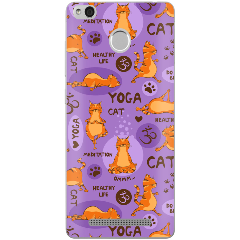 Чехол Uprint Xiaomi Redmi 3S / 3S Pro Yoga Cat