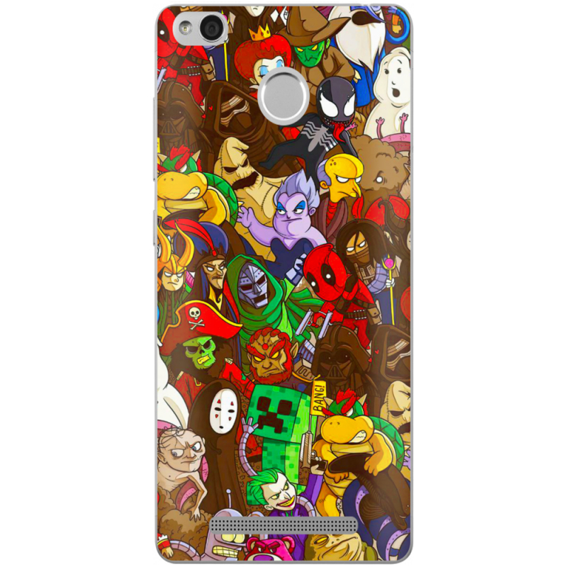 Чехол Uprint Xiaomi Redmi 3S / 3S Pro Злодеи