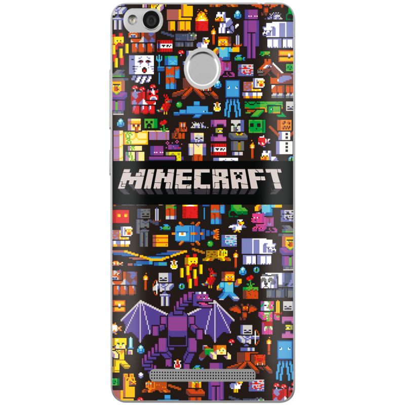 Чехол Uprint Xiaomi Redmi 3S / 3S Pro Minecraft Mobbery