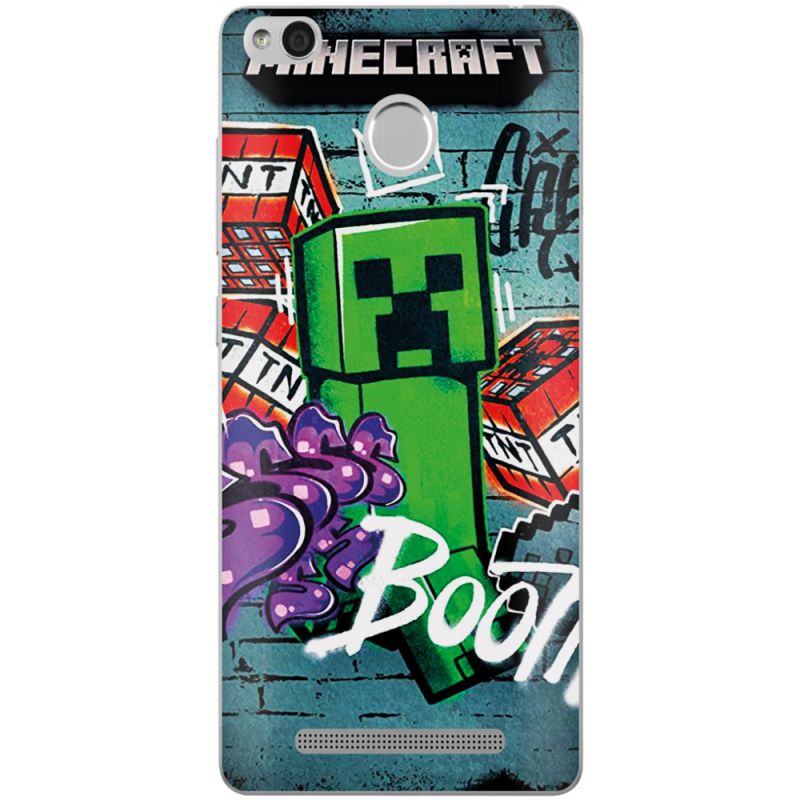 Чехол Uprint Xiaomi Redmi 3S / 3S Pro Minecraft Graffiti