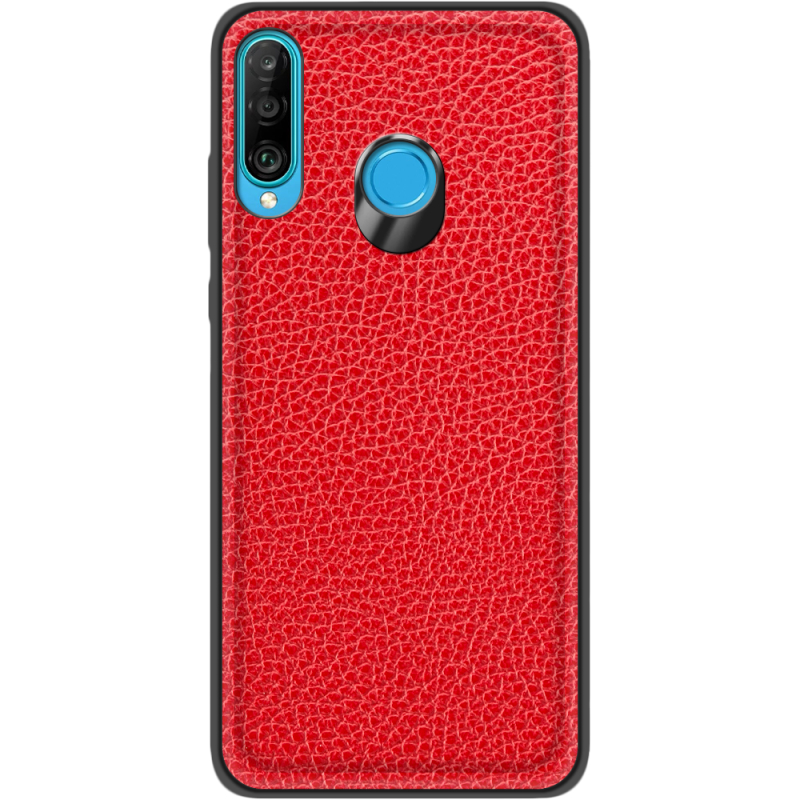 Кожаный чехол Boxface Huawei P30 Lite Flotar Red