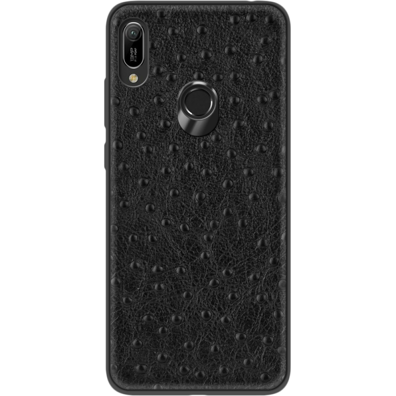 Кожаный чехол Boxface Huawei Y6 Prime 2019 Strauss Black