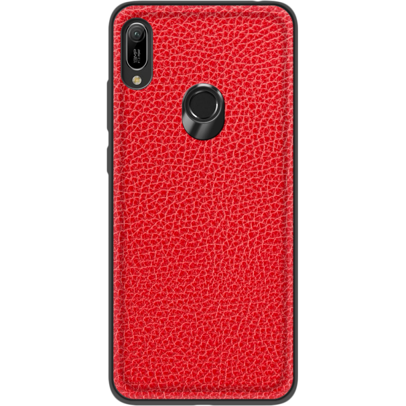 Кожаный чехол Boxface Huawei Y6 Prime 2019 Flotar Red