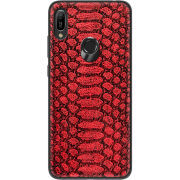 Кожаный чехол Boxface Huawei Y6 Prime 2019 Reptile Red