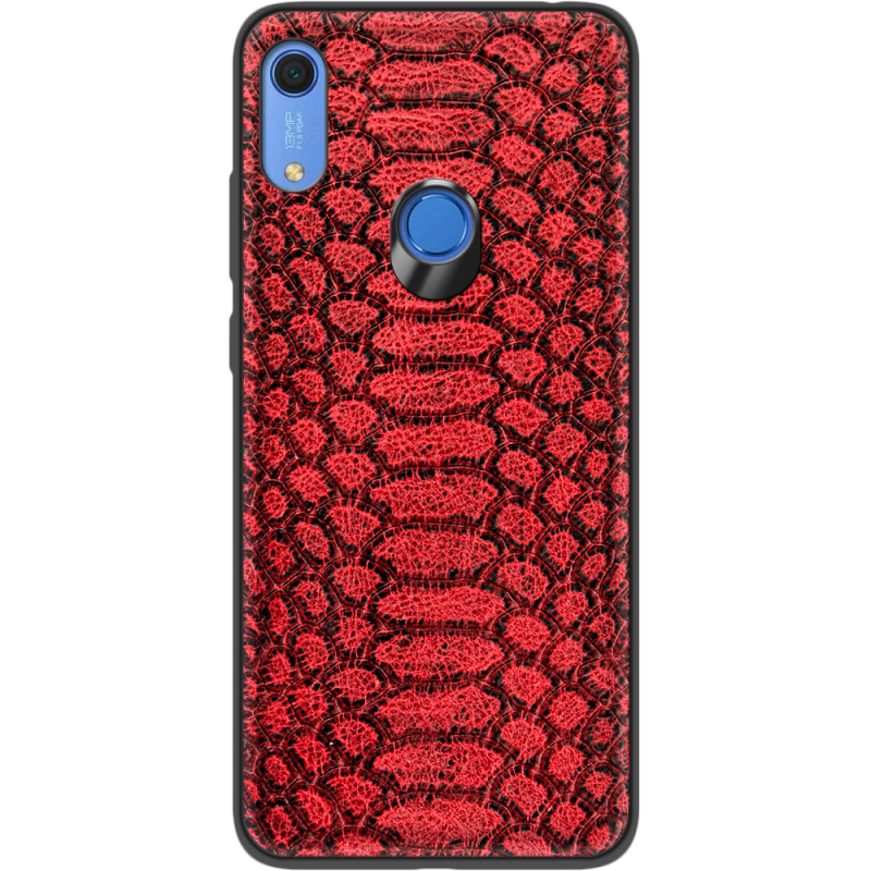 Кожаный чехол Boxface Huawei Y6s Reptile Red